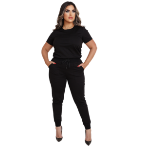 Women Scrub Top Set Short Sleeve (Uniform Round neck))